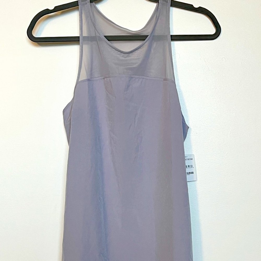 NWT Zella Grey Lilac Workout Top
